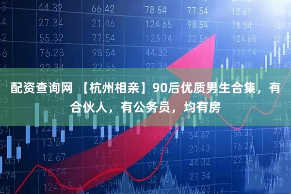 配资查询网 【杭州相亲】90后优质男生合集，有合伙人，有公务员，均有房